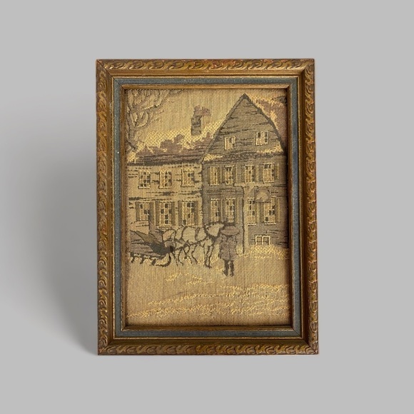 Other - Antique Medal of Honor Textile Fabric Art by LaFrance Textile Industries 1920